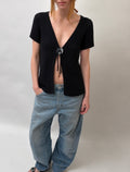 Midnight Knit Top - Black - XS/M