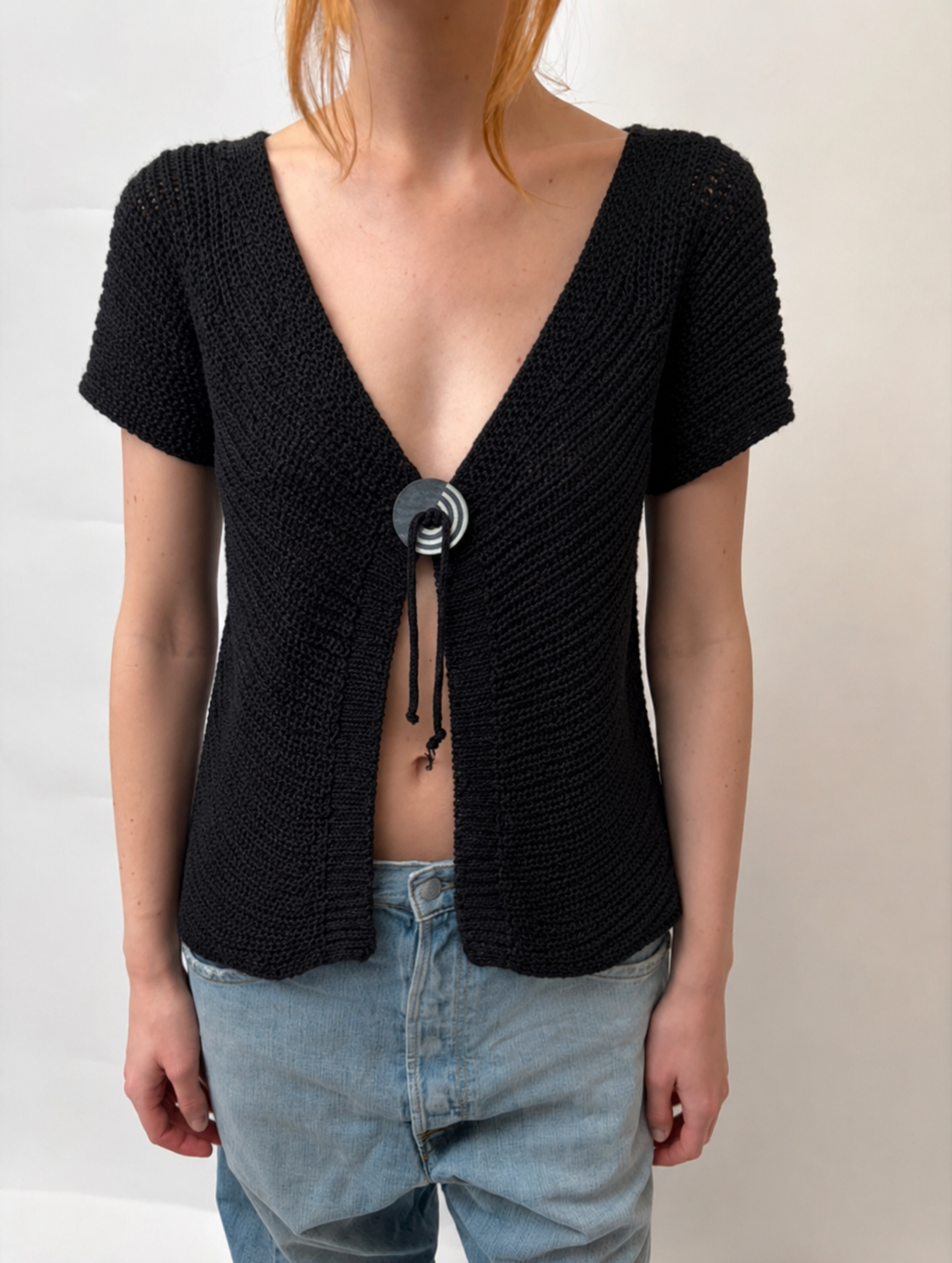 Midnight Knit Top - Black - XS/M