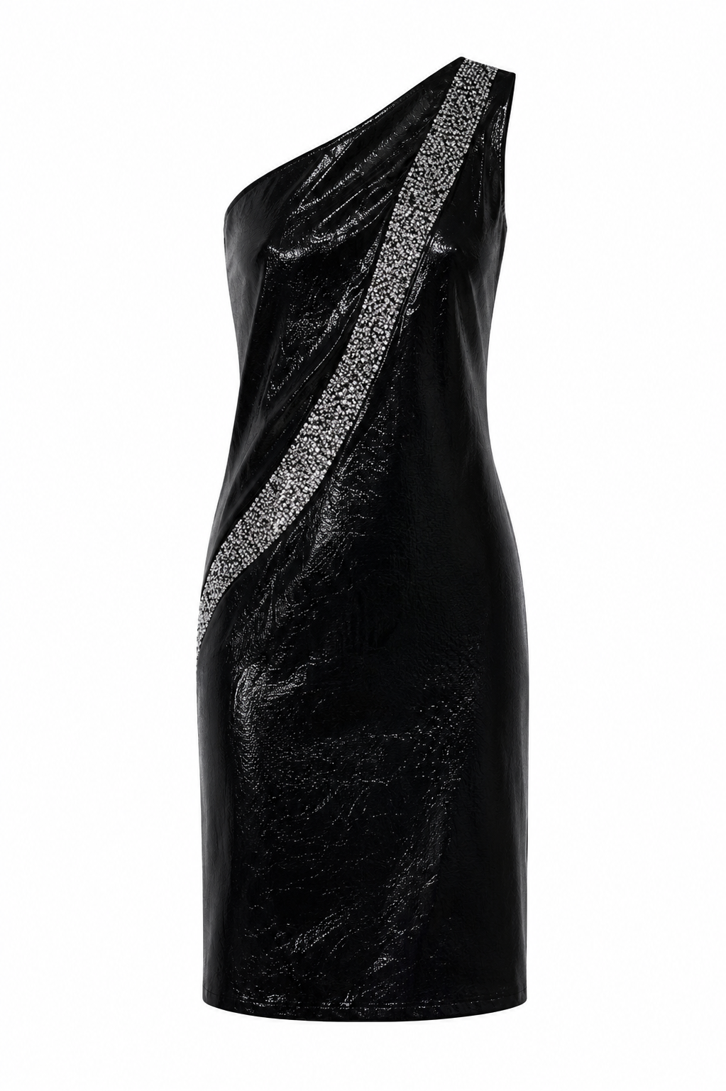 Noir Sequin Dress - Black - M