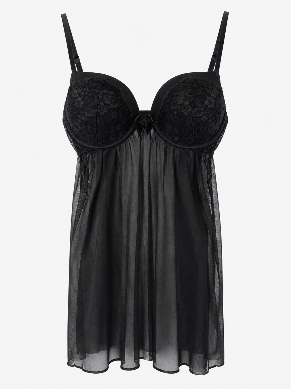 Sheer Noir Cami - Black - XS/S