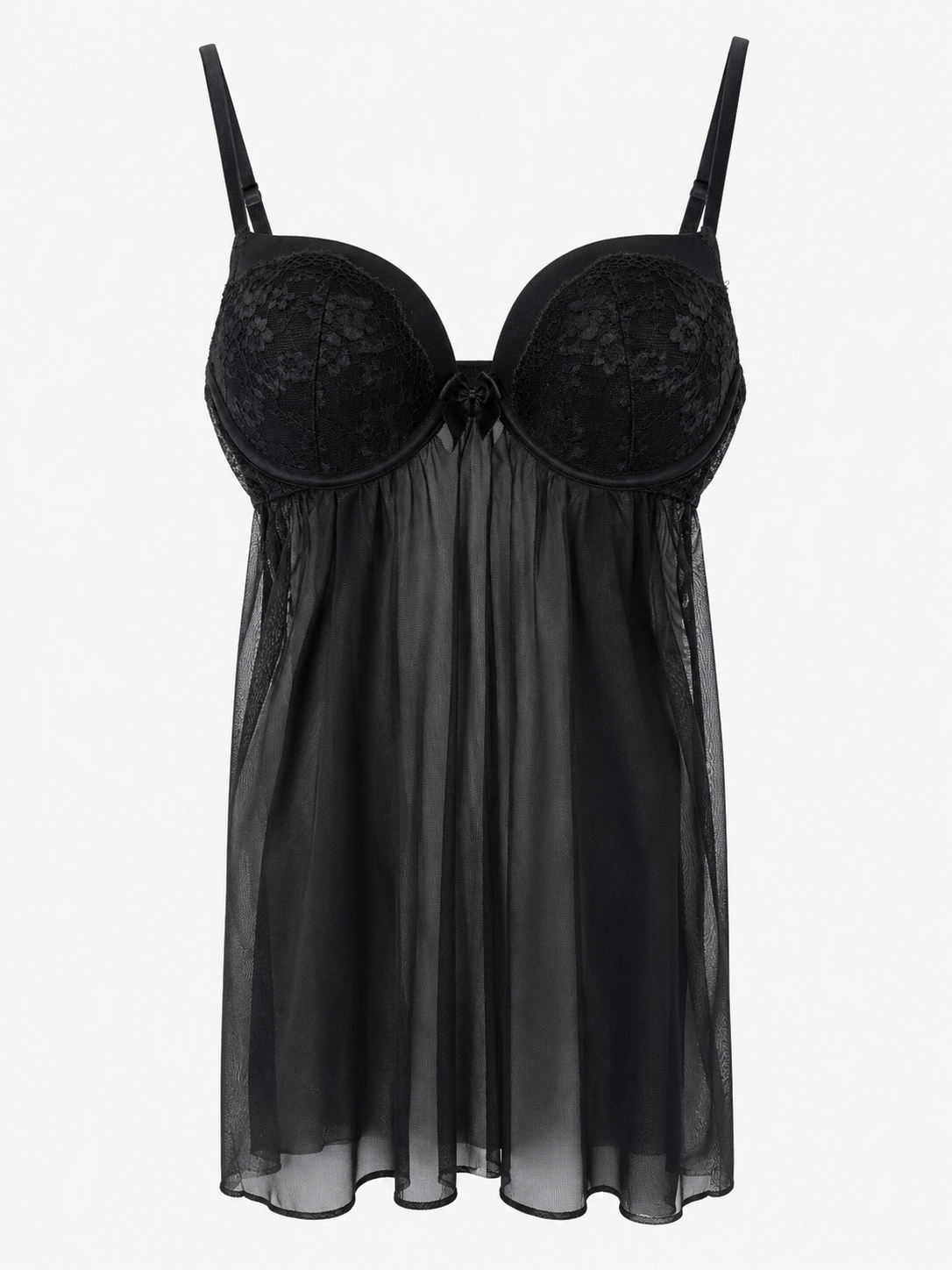 Sheer Noir Cami - Black - XS/S